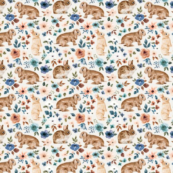 Little Bunnies in Royal Ivory