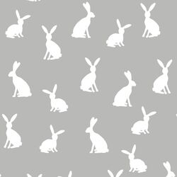 Cottontail Silhouette in Pebble