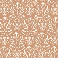 Floral Wilderness in Light Mahogany