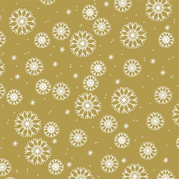 Snowflakes in Gold