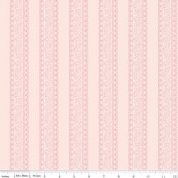 Floral Stripes in Blush