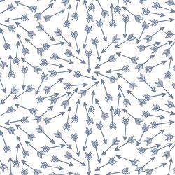 Arrows in Dove on White