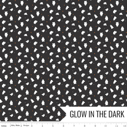 Ghosts in Black Glow in the Dark