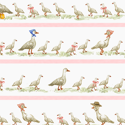 Goose Parade in Pink