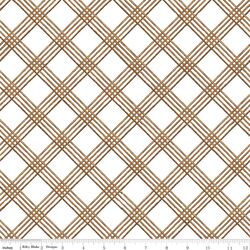 Windowpane Plaid in White