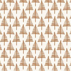 Pine Valley in Gingerbread on Ivory