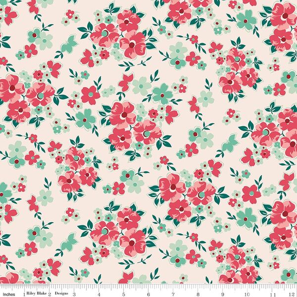 Floral in Latte