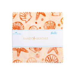 Expressions Batiks 5" Square Pack in Sandy Beaches