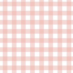 Gingham in Floral Pink