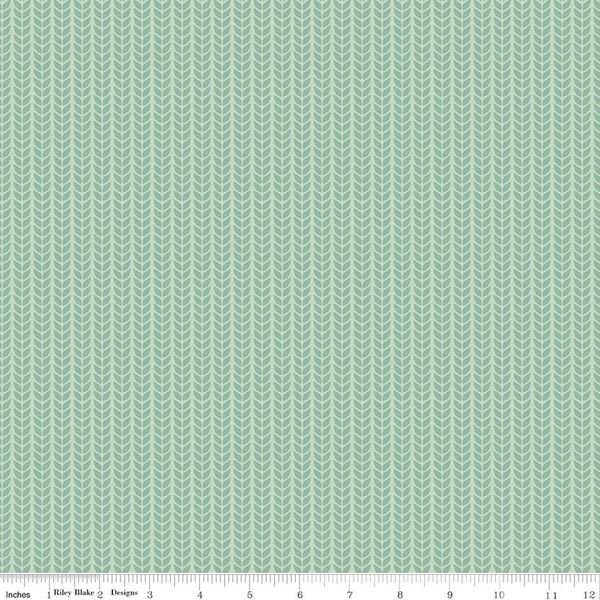 Herringbone in Sage