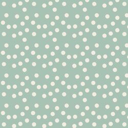 Big Scalloped Polka Dots in Sweet Mint