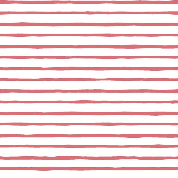 Artisan Stripe in Dahlia on White