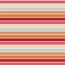 Sunset Stripe in Crush
