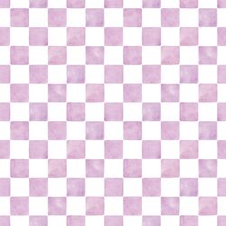 Watercolor Checkers in Lilac