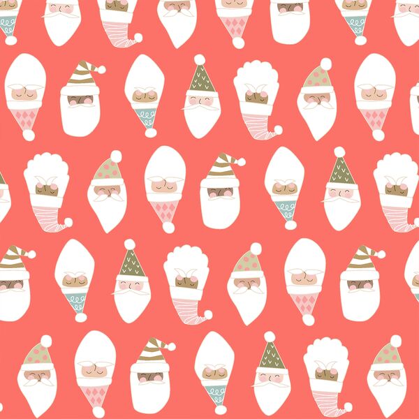 Happy Santas in Fruit Punch