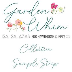 Garden Whim Sample Strip