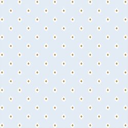 Tiny Ikat in Cloudy Blue