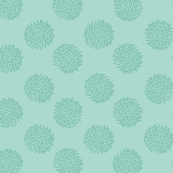 Fuzzy Dots in Turquoise