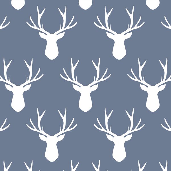 Stag Silhouette in Dove