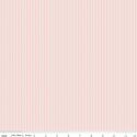 1/8" Stripe in Pink Dogwood on Ivory