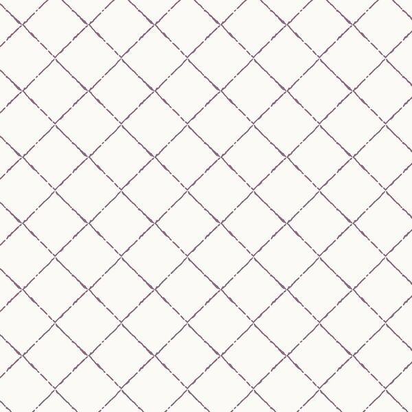 Veranda Check in Vintage Plum