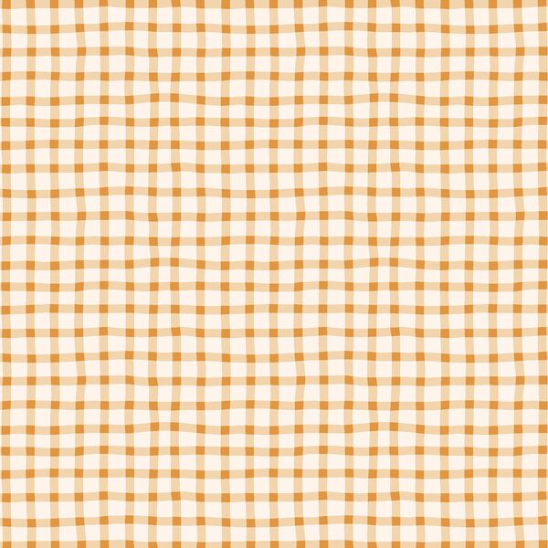 Wobbly Gingham in Butterscotch