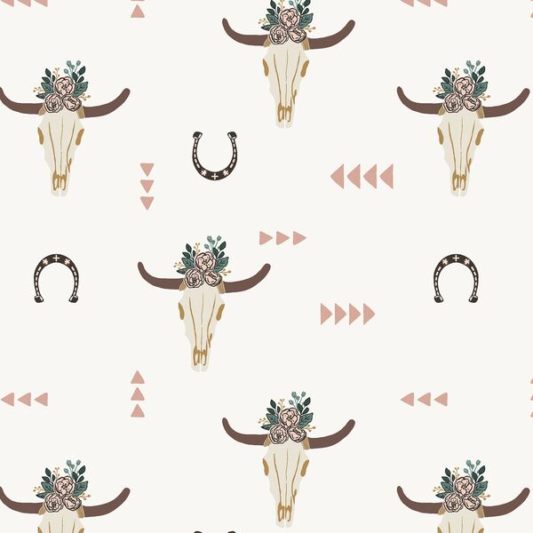 Desert Floral in Bone