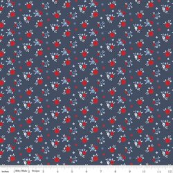 Floral in Denim