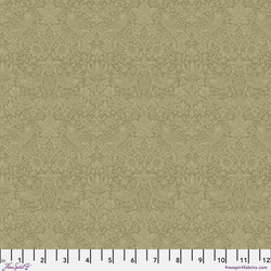 Tonal Strawberry Thief in Olive Fruit