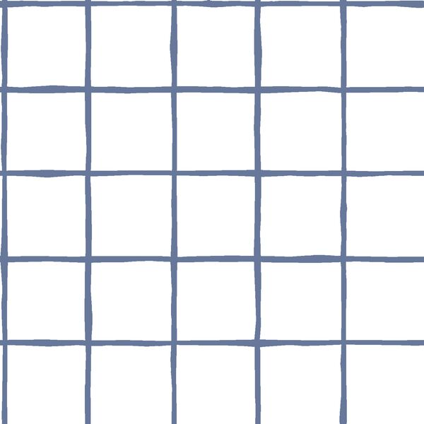 Windowpane in Azurite on White