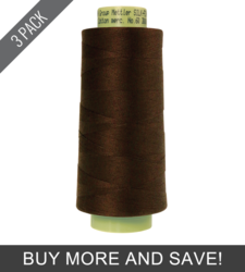 Black Peppercorn (9160-1382) - Silk Finish Cotton 60wt - 3000 Yards (3 Pack)