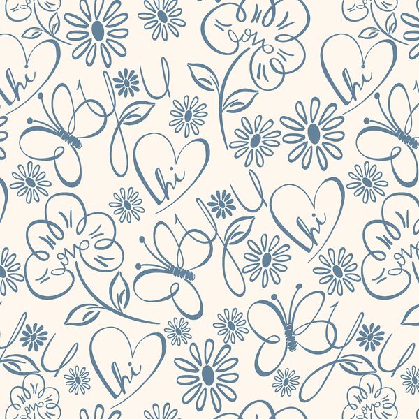 Doodles in Blue Jeans