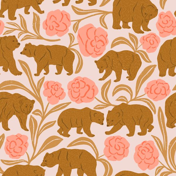 Bears and Bulbs in Pink