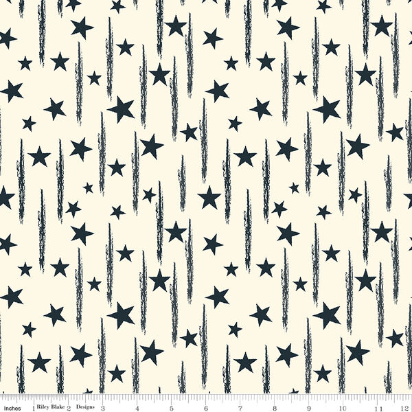 Stars and Stripes in Cream