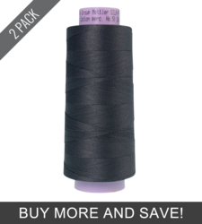 Dark Charcoal (9150-0416) - Silk Finish Cotton 50wt - 2000 Yards (2 Pack)