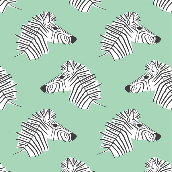 Burchell Zebra in Seaglass