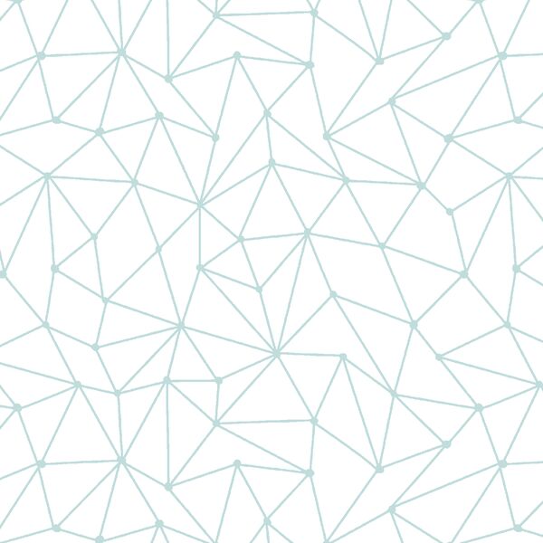 Astral Nights in Glacier Blue on White