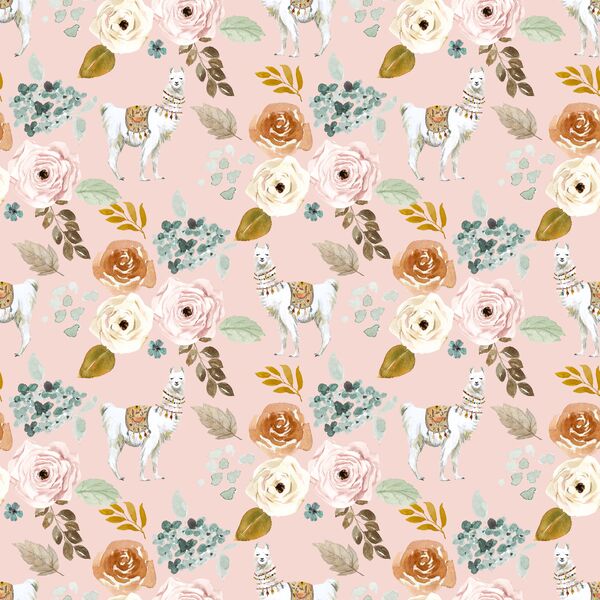 Garden Llama in Pink