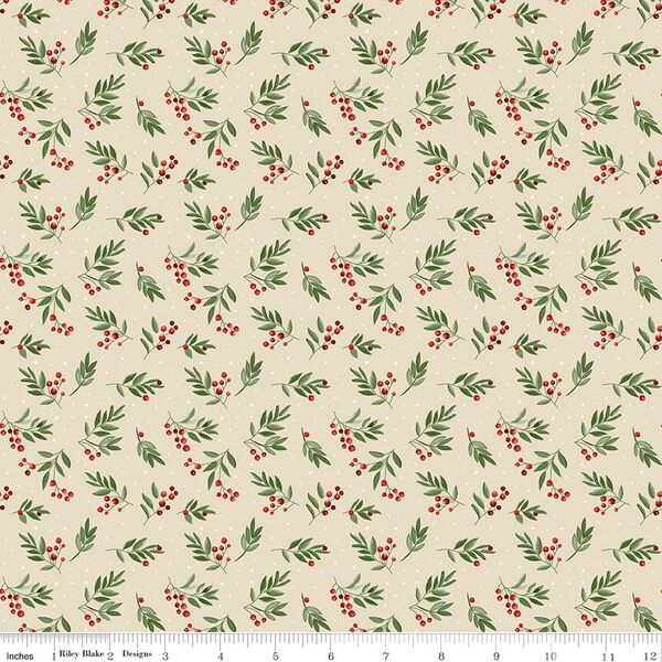 Tossed Berries in Eggnog