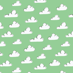 Summer Sky in Mint Green