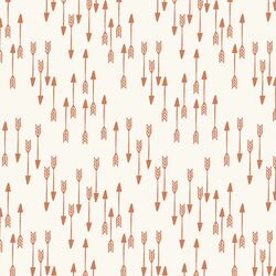 Little Arrows in Caramel on Cream