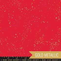 Speckled in Metallic Scarlet