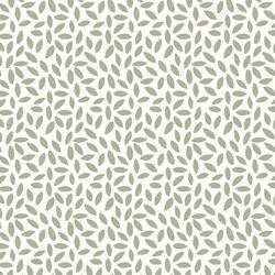 Petals Please in Thyme Green on Ivory