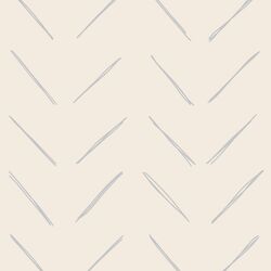 Large Chevron in Lunar Gray on Egret