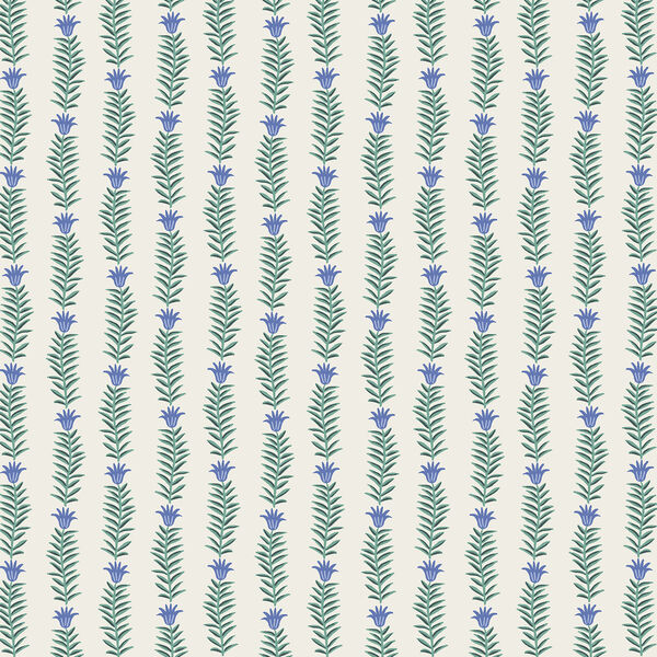 Rousseau Vine in Blue