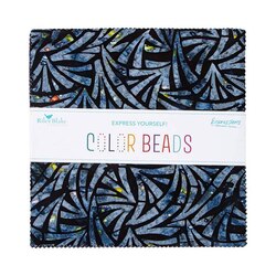 Express Yourself! Batiks 10" Square Pack in Color Beads