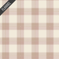 Scribbly Plaid Flannel in Rose Dust