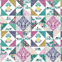 Pura Vida Patchwork in Rainforest