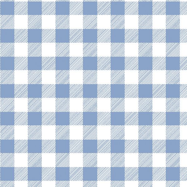 Medium Buffalo Plaid in Cornflower