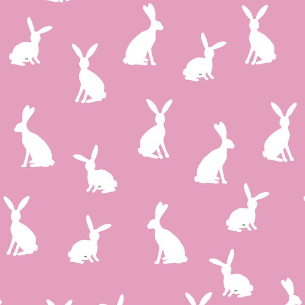 Cottontail Silhouette in Begonia